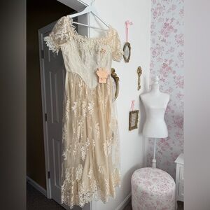 The Tear of Blossom and Candle Corset Dress